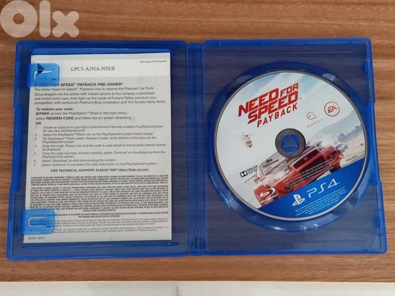 NFS Payback USED Good Condition 4$ delivery 1