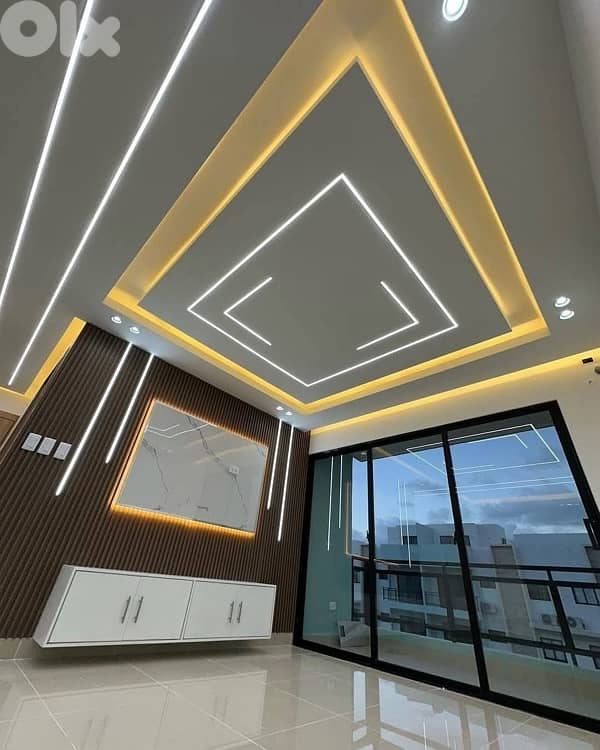 تركيب بديل الرخام وبديل الخشب واسقف جفصين 0