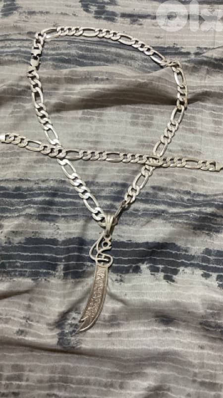 سنسال فضة و بلاك عيار 925 0