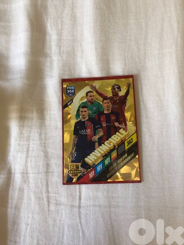 invincible four player golden card FIFA 0