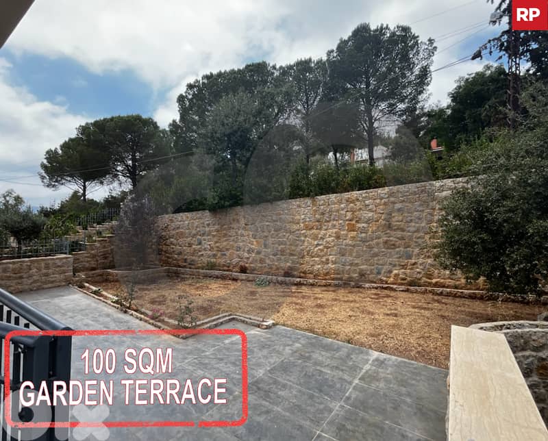 3 bedroom - large terrace +garden - baabdath REF#RP125021 0