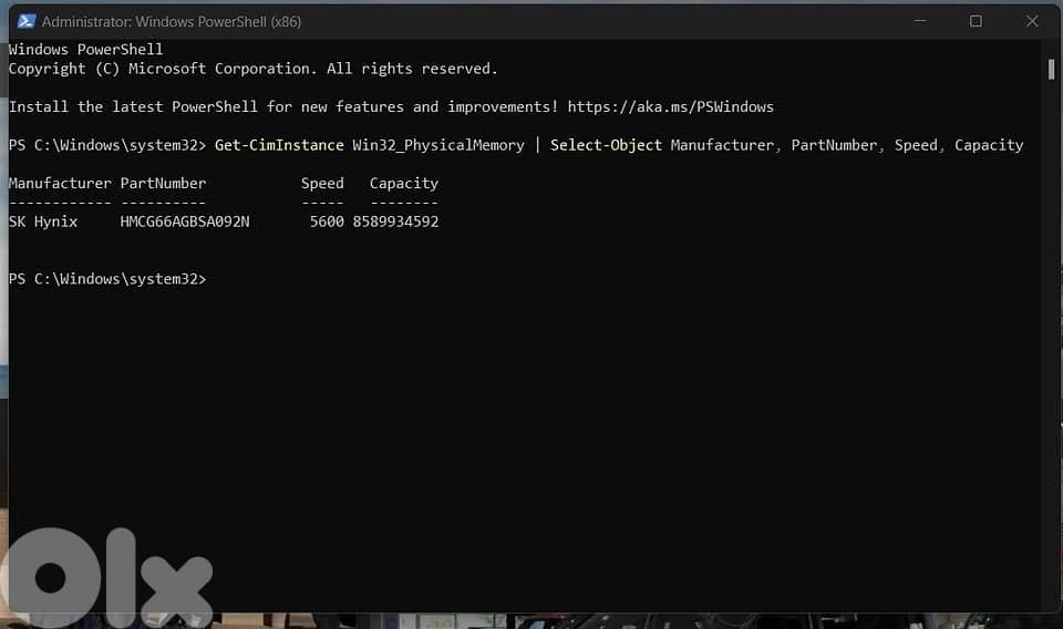 RAM DDR5 5600 8GB SK Hynix Pull Out 2