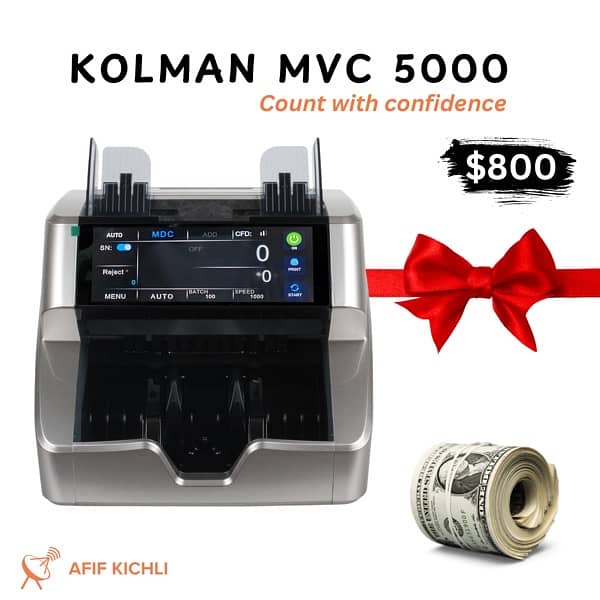 Kolman Pro Money Counter Full Touch 0