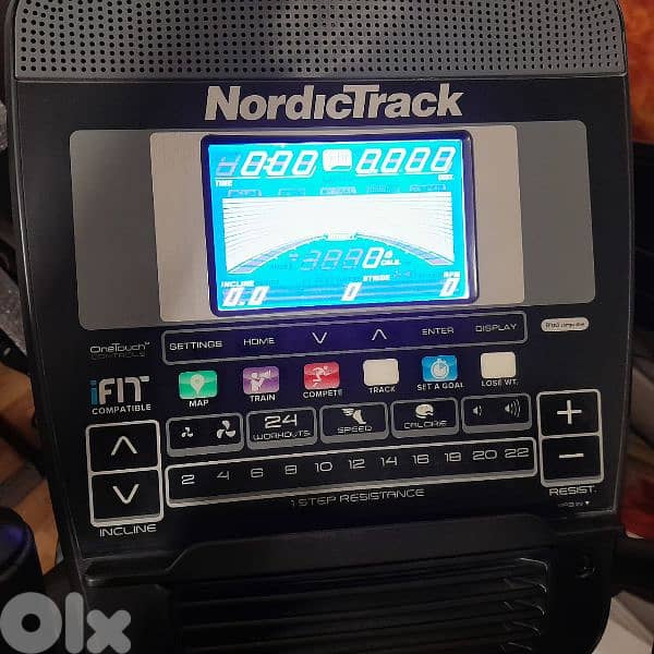 Nordictrack ellipticall with anicline 2
