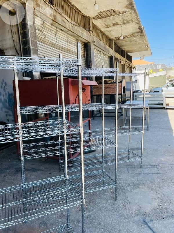 ستندات كروم جديد   متوفر جميع المقاسات 150cm/120cm/90cm 1
