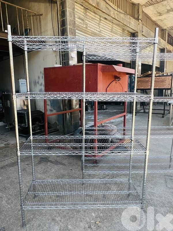 ستندات كروم جديد   متوفر جميع المقاسات 150cm/120cm/90cm 2