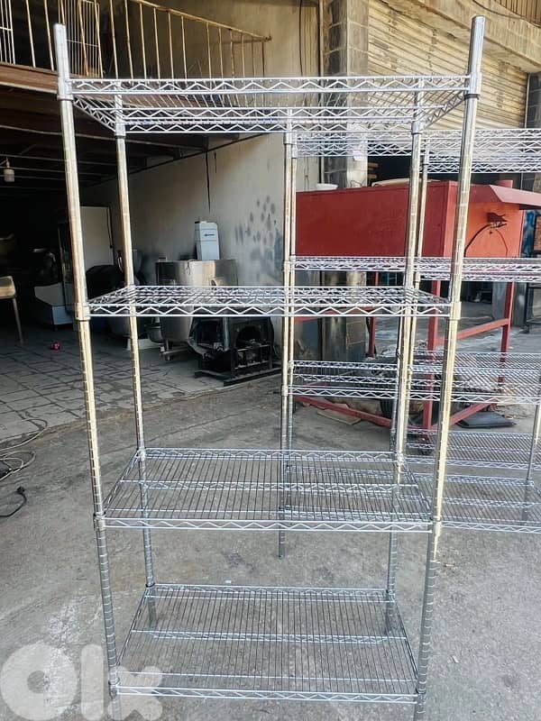 ستندات كروم جديد   متوفر جميع المقاسات 150cm/120cm/90cm 6