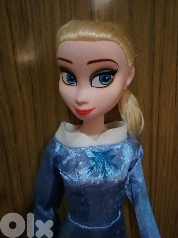 Queen Elsa Frozen Singing Disney Clone as new wearing doll, 53Cm=14$ 2