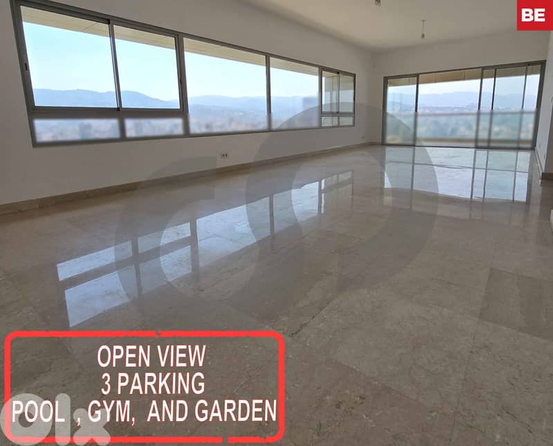 Stunning open views from all angles IN ACHRAFIEH BEIRUT  REF#BE123749 0