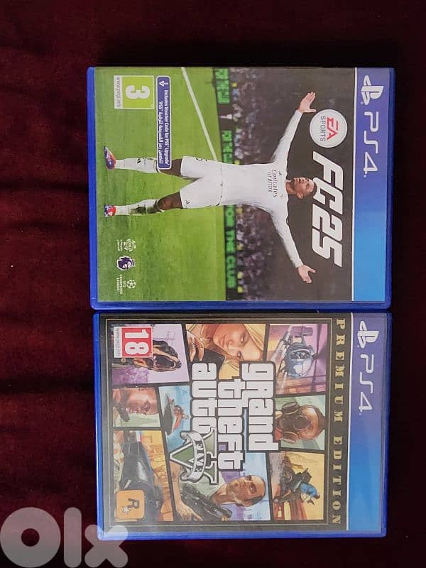 FC 25 arabic and GTA 5 Premium Edition 0