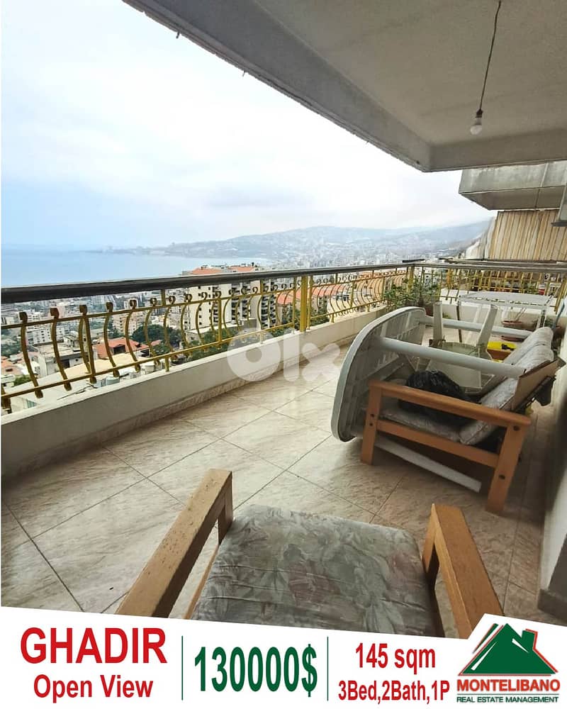 145 sqm Apartment For Sale in Ghadir with Open View 0