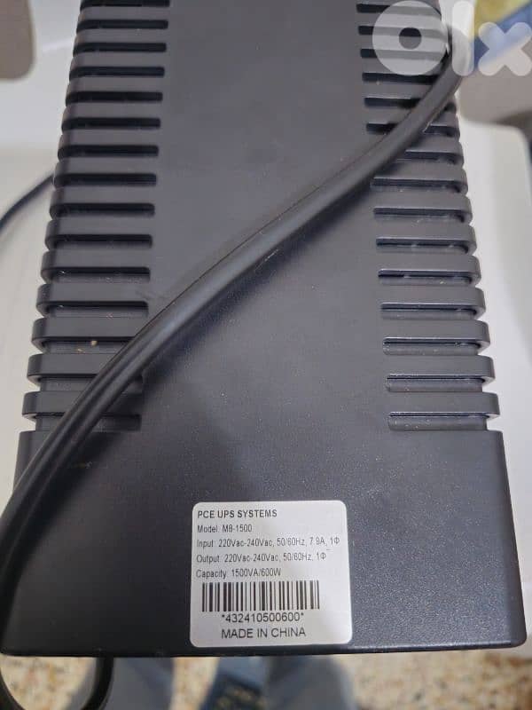 UPS 1500VA / 600W شبه جديد – للبيع 2