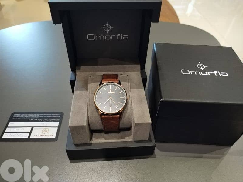 Omorfia Gents brown watch 1