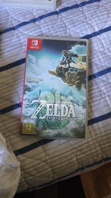 nintendo switch oled with many accessories 3