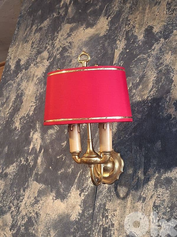 pair of french brass wall lights 4