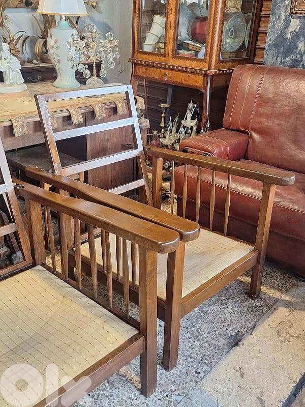 pair of vintage original chaise maurice 2