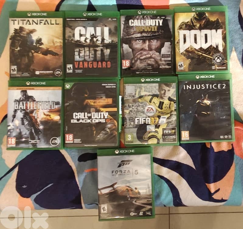 A variety of Xbox one and one s games for sale or exchange. 0