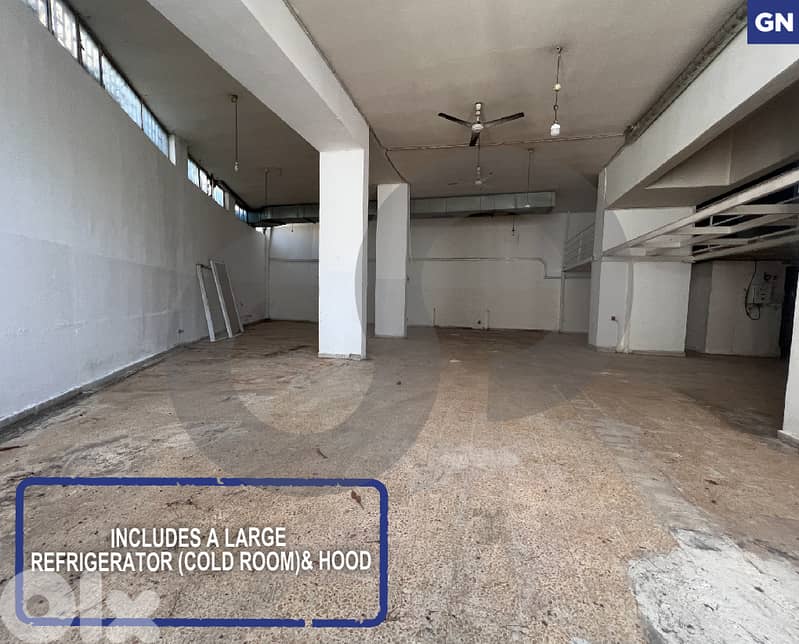 350 SQM Warehouse for Rent – Jdeideh  REF#GN125096 0