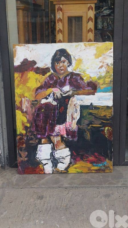 لوحة رسم زيتي روسيّة 0
