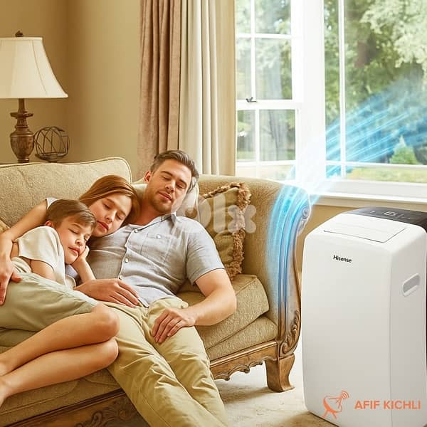 Hisense 12000 BTU-Portable كفالة سنة 0
