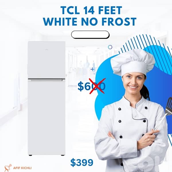 TCL 14-feet white No Frost كفالة شركة 0