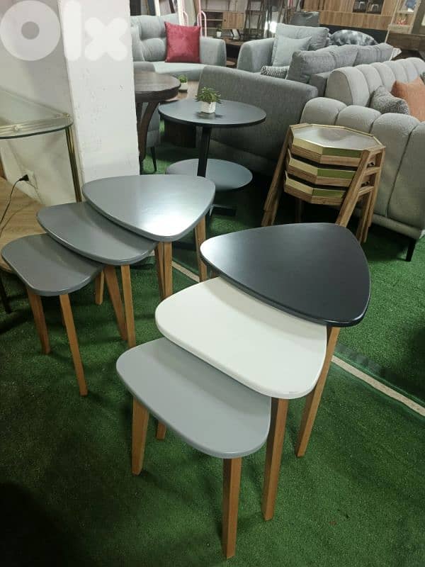 طقم طاولات موبيليا  set tables mobilia 3