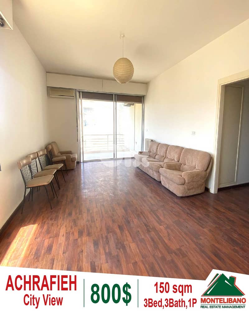 150 sqm Apartment For Rent in Achrafieh with City View !!! 0