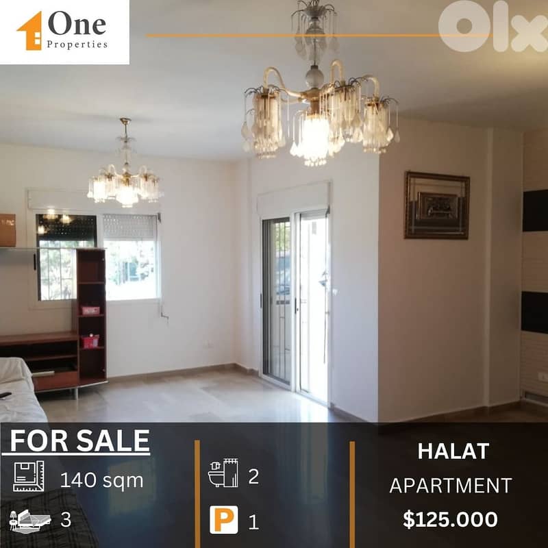 APARTMENT FOR SALE IN HALAT 0