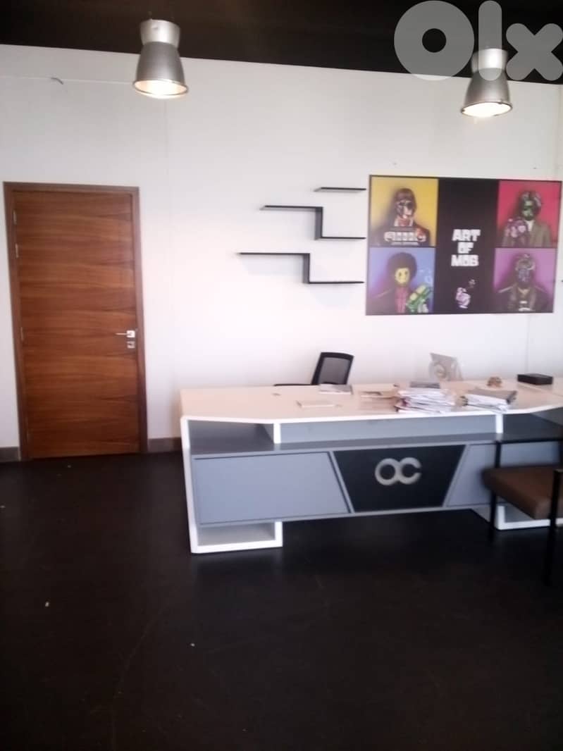 MODERN FULLY EQUIPPED OFFICE FOR RENT IN DBAYEH + TERRACE, (DBR-128) 0