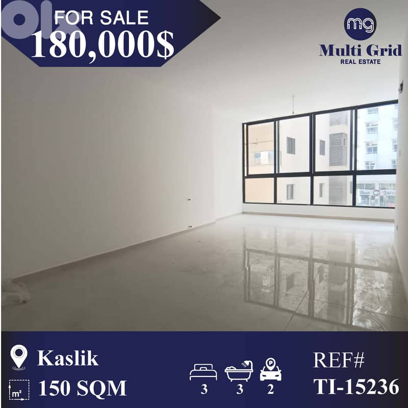 TI-15236 / Apartment for Sale in Kaslik, شقة للبيع في الكسليك 0
