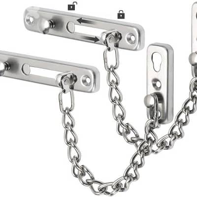 Parkside Security Door Chains Set Of 2 Pcs - سلسلة أمان للأبواب