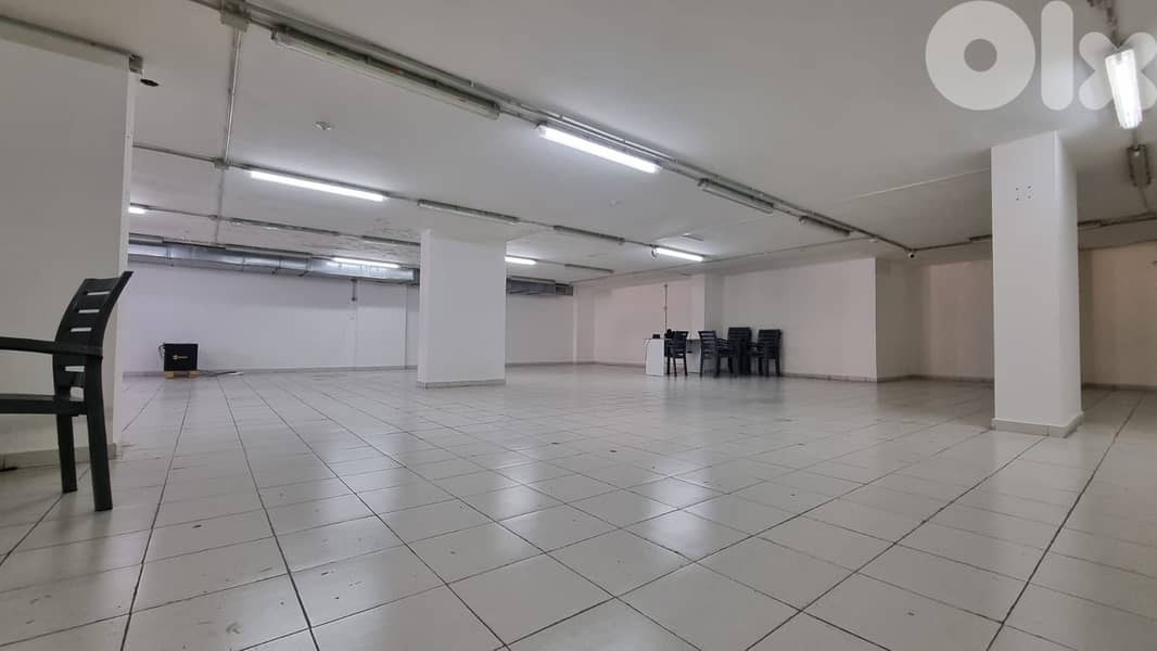 WAREHOUSE FOR RENT IN JDEIDEH PRIME 1600Sq, HEIGHT 5M, (JDR-149) 0