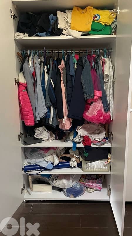 white closet for kids room for 100$ 1