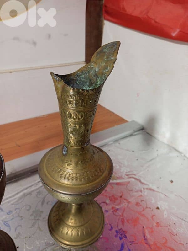 vintage brass copper teapot decor 5