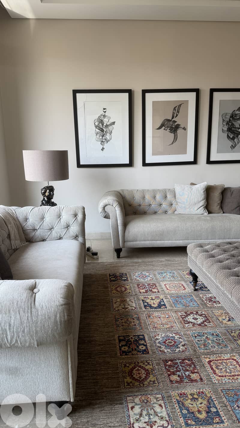 Set of 2 - Two seater couches 1