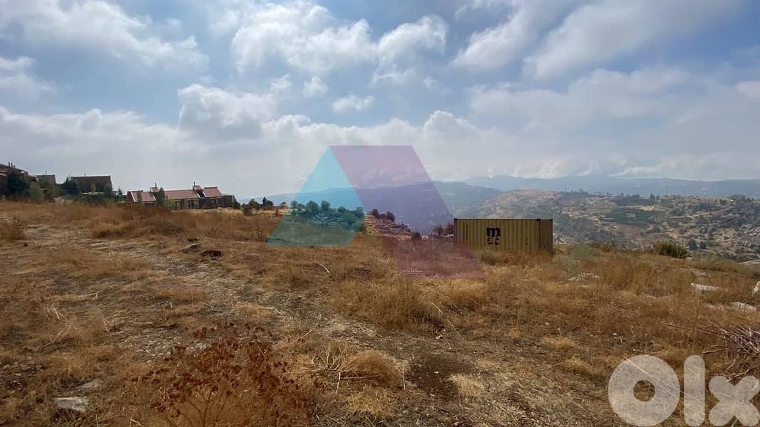 685m2 Land+Mountain View 4sale in Faqra - أرض للبيع في فقرا 2