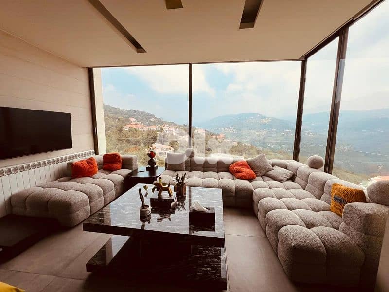 Stunning Duplex Apartment in Oyoun Broumana with Terrace 0