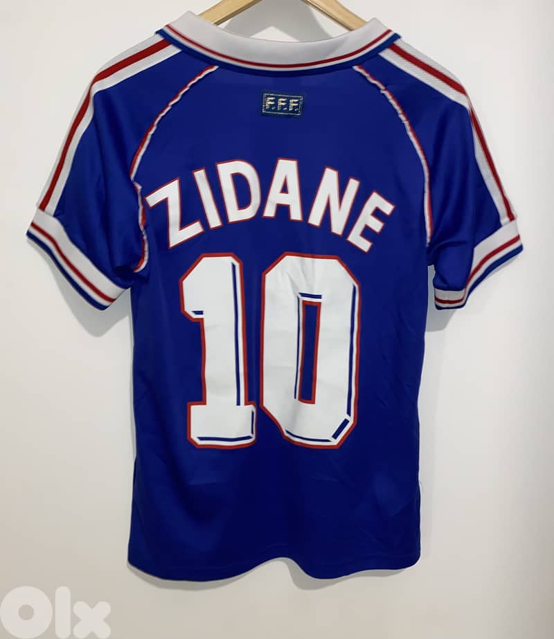 Zidane France 98 World Cup Jersey – Size M 1