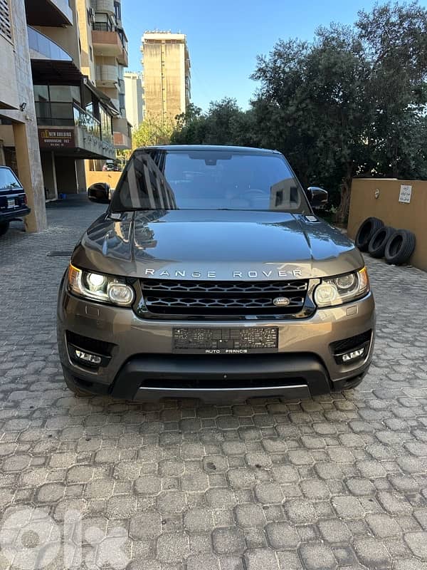 Range Rover Sport V8 supercharged 2016 gray on black (clean carfax) 0