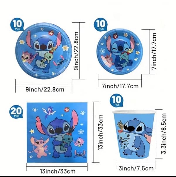 Stitch & Angel Birthday Decorations 3