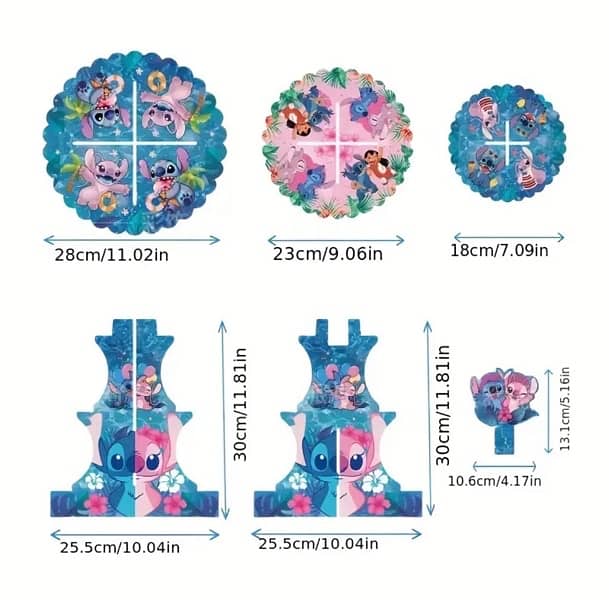 Stitch & Angel Birthday Decorations 10