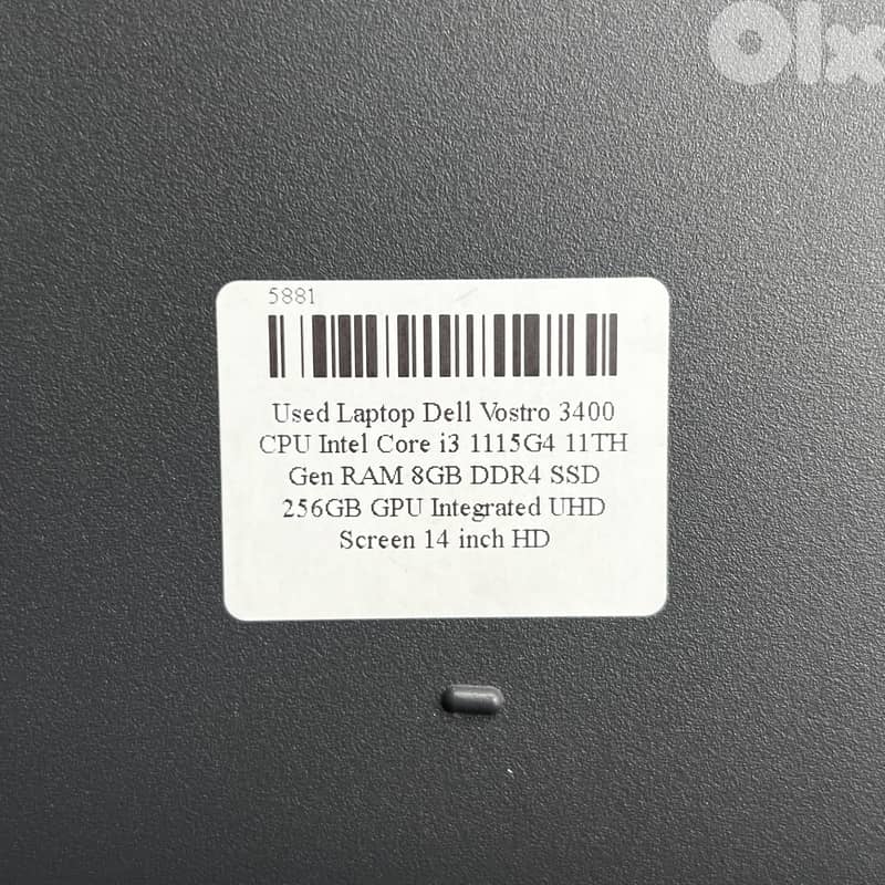 5882- Used Laptop Dell Vostro 3400 17