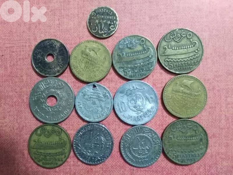 Coins grand Liban 1924 and app 0