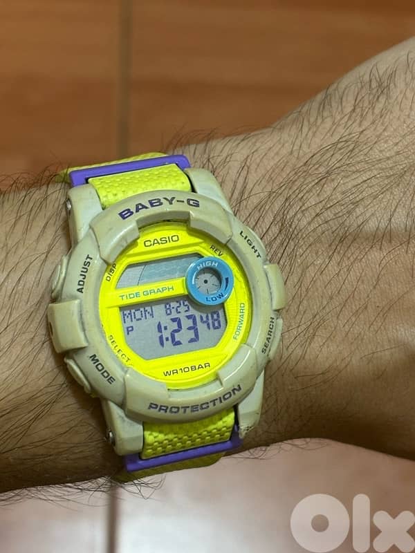Original CASIO Baby-G G-Lide Tide Graph - BGD-180 4