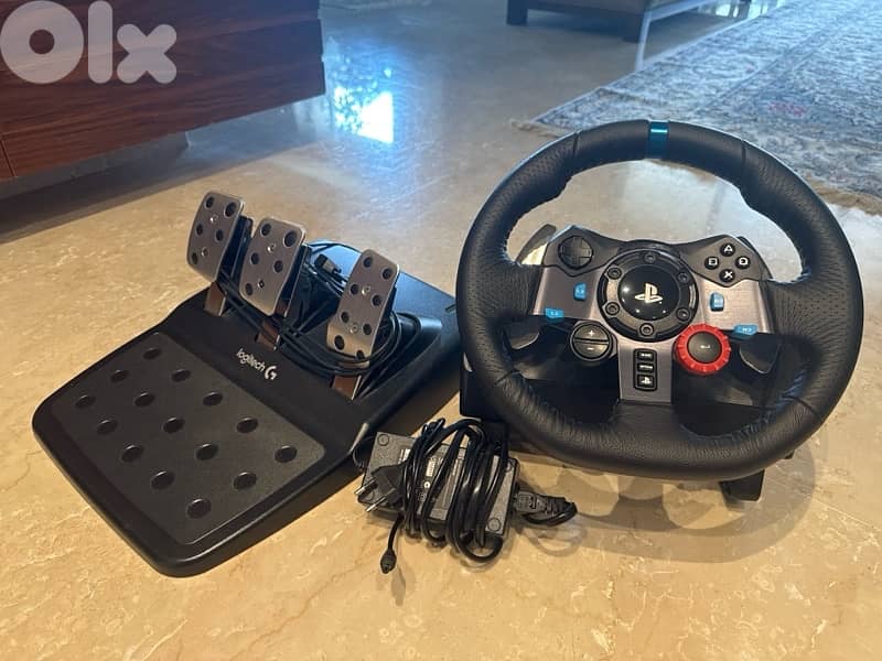 Logitech g-29 steering wheel- PlayStation steering wheel 0