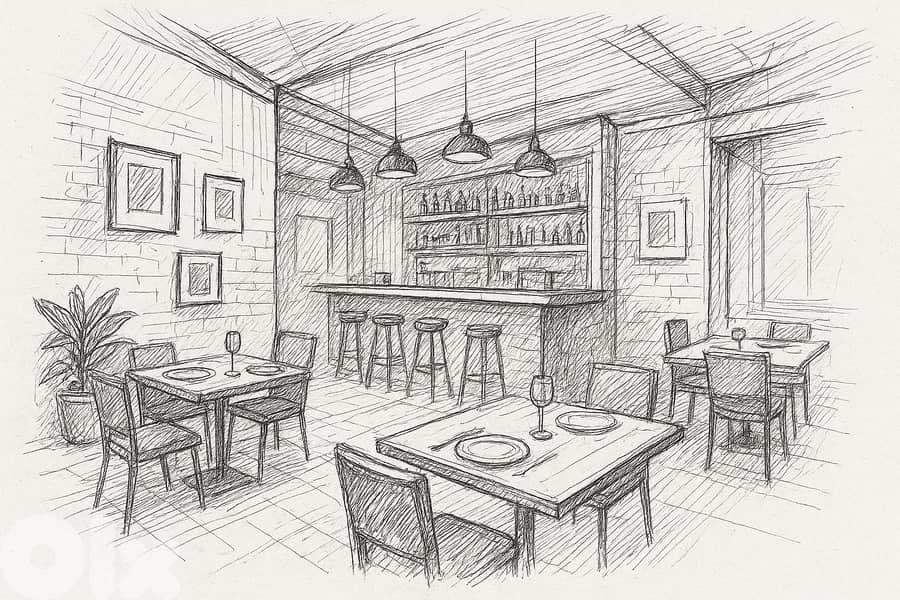 Restaurant For Rent or Sale in Jdeideh 0