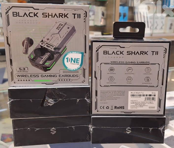 BLACK SHARK T11 WIRELESS GAMING EARBUDS GRAY 0