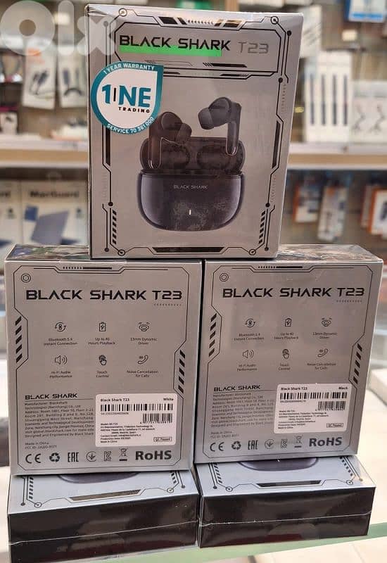 BLACK SHARK T23 BUDS BLACK 0