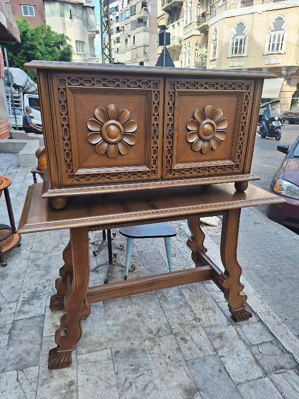 vintage closet bar unique pieces hand made wood massive 3