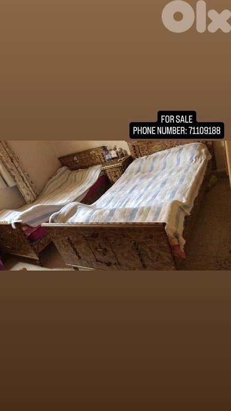 2 Beds with Mattress 0